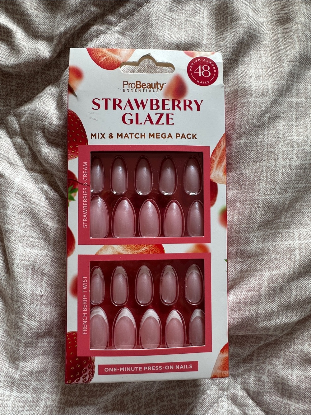 ProBeauty Strawberry Glaze Mix & Match Press-On Nails - Pink Set
